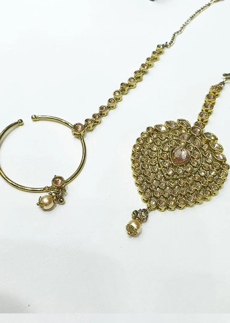 4640 Necklace Set Gold