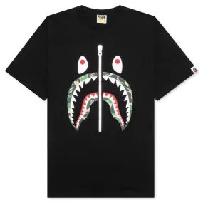 ABC Camo Shark Tee - Black/Green