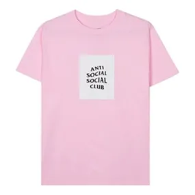 Anti Social Social Club Box Logo Tee (Pink)