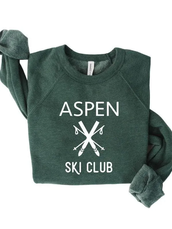 ASPEN Ski Club Bella Canvas Premium Crew