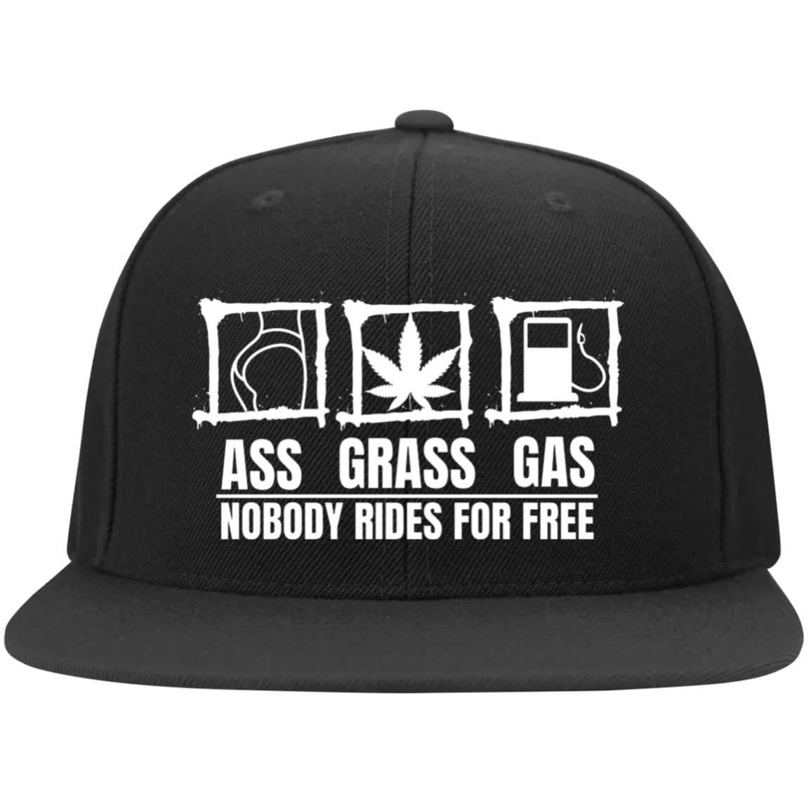 Ass Grass Gas Flexfit Cap