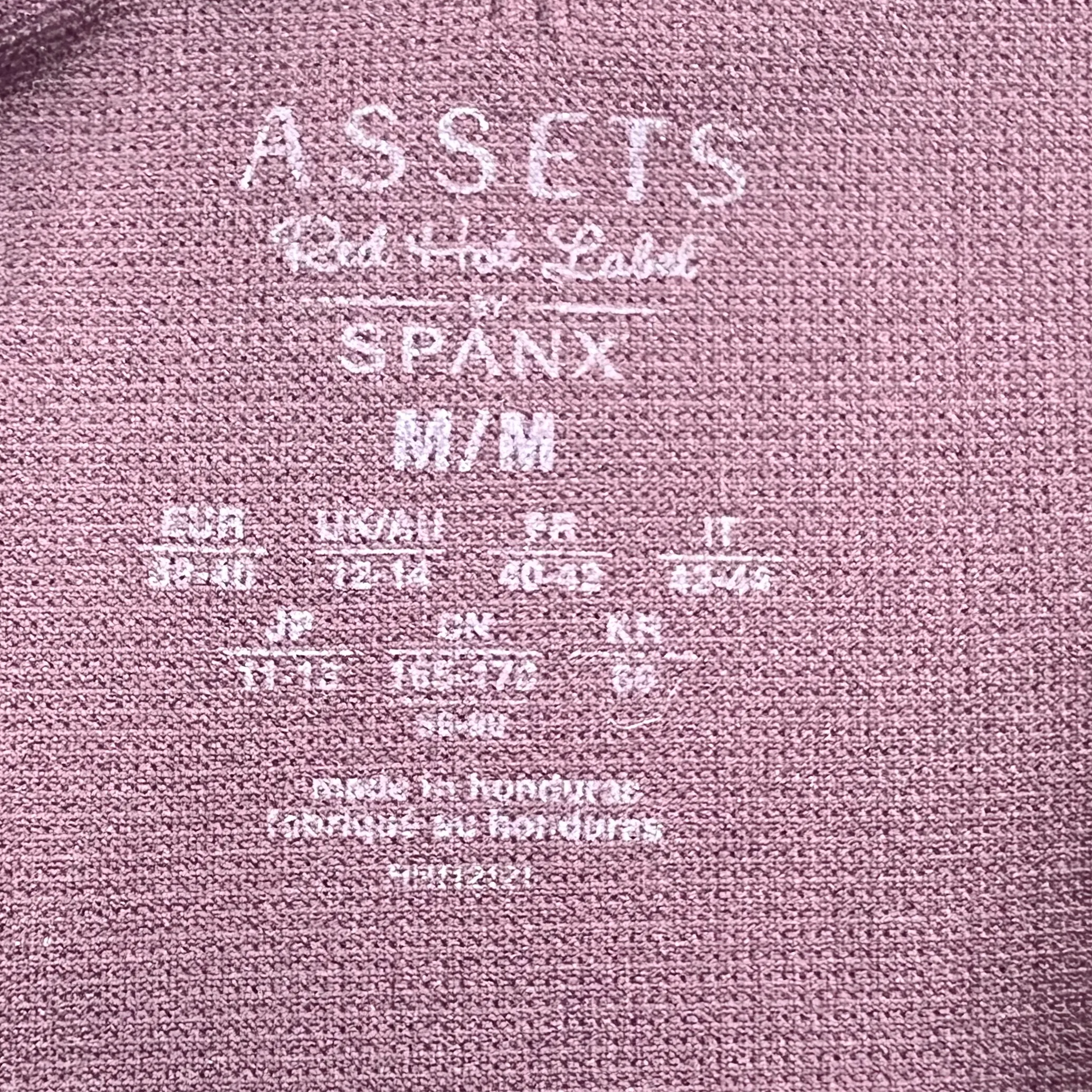 Athletic Leggings By Spanx In Purple, Size: M