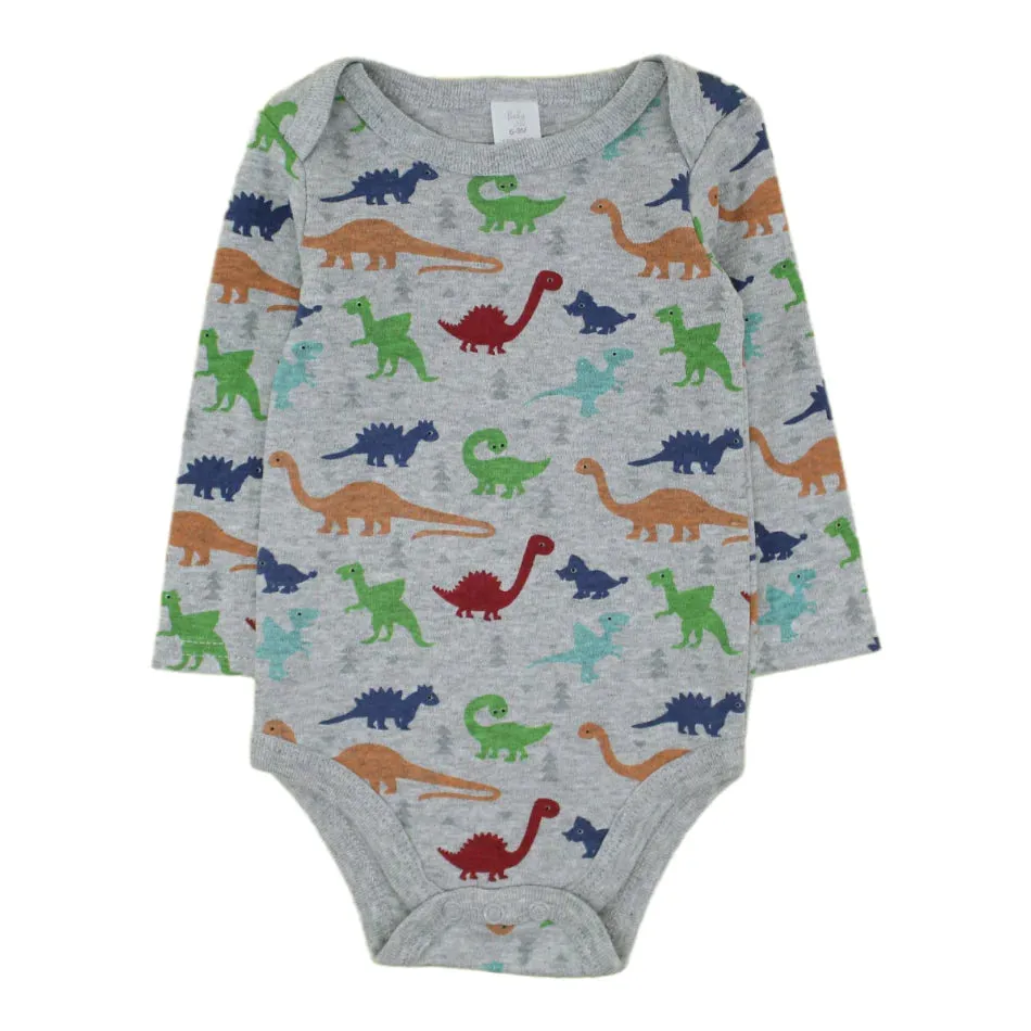 Baby Kiss 3 Pk Full Sleeves Cotton Bodysuits - Little Dino Dude