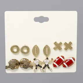 Baseball Theme Earring Set