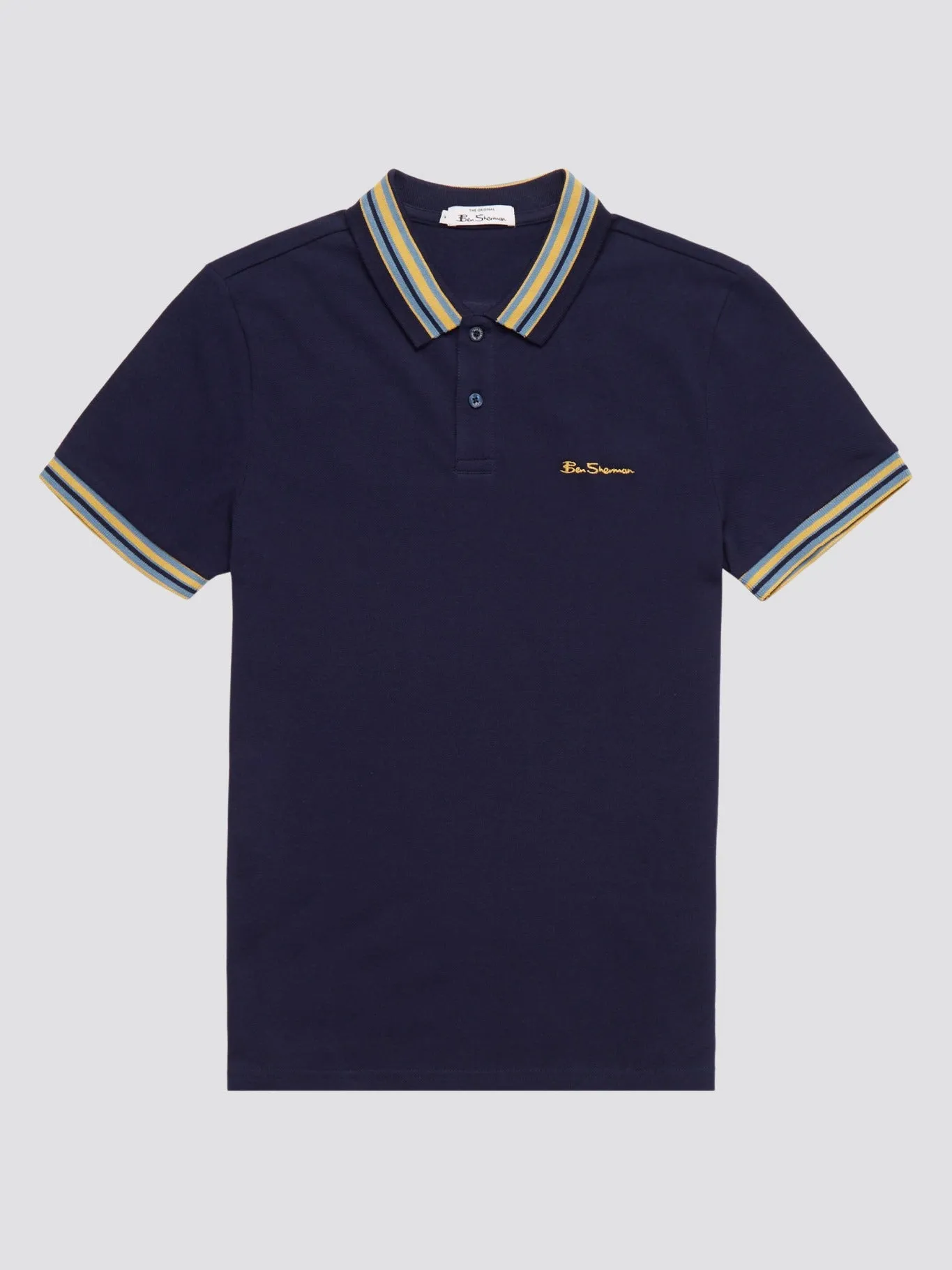 Ben Sherman Mens 'House Collar' Pique Polo Shirt