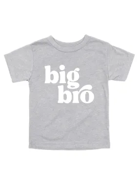 Big Bro Shirt for Boys - Heather Gray