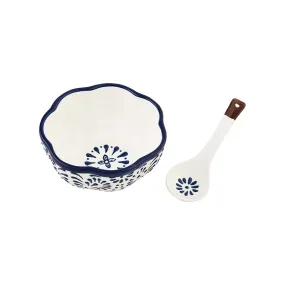 Blue Salsa Bowl Set