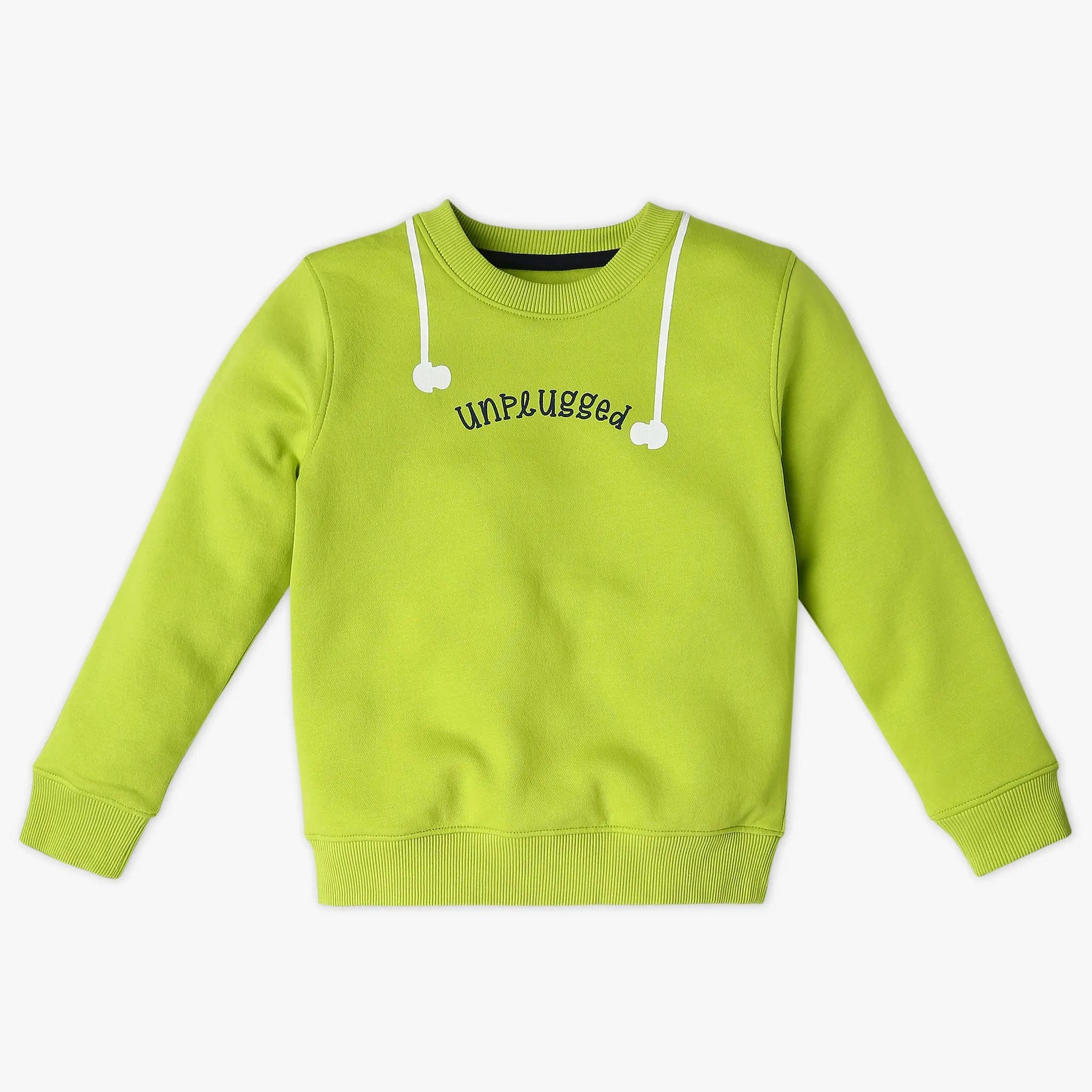 Boy's Regular Fit Printed Sweat Tees