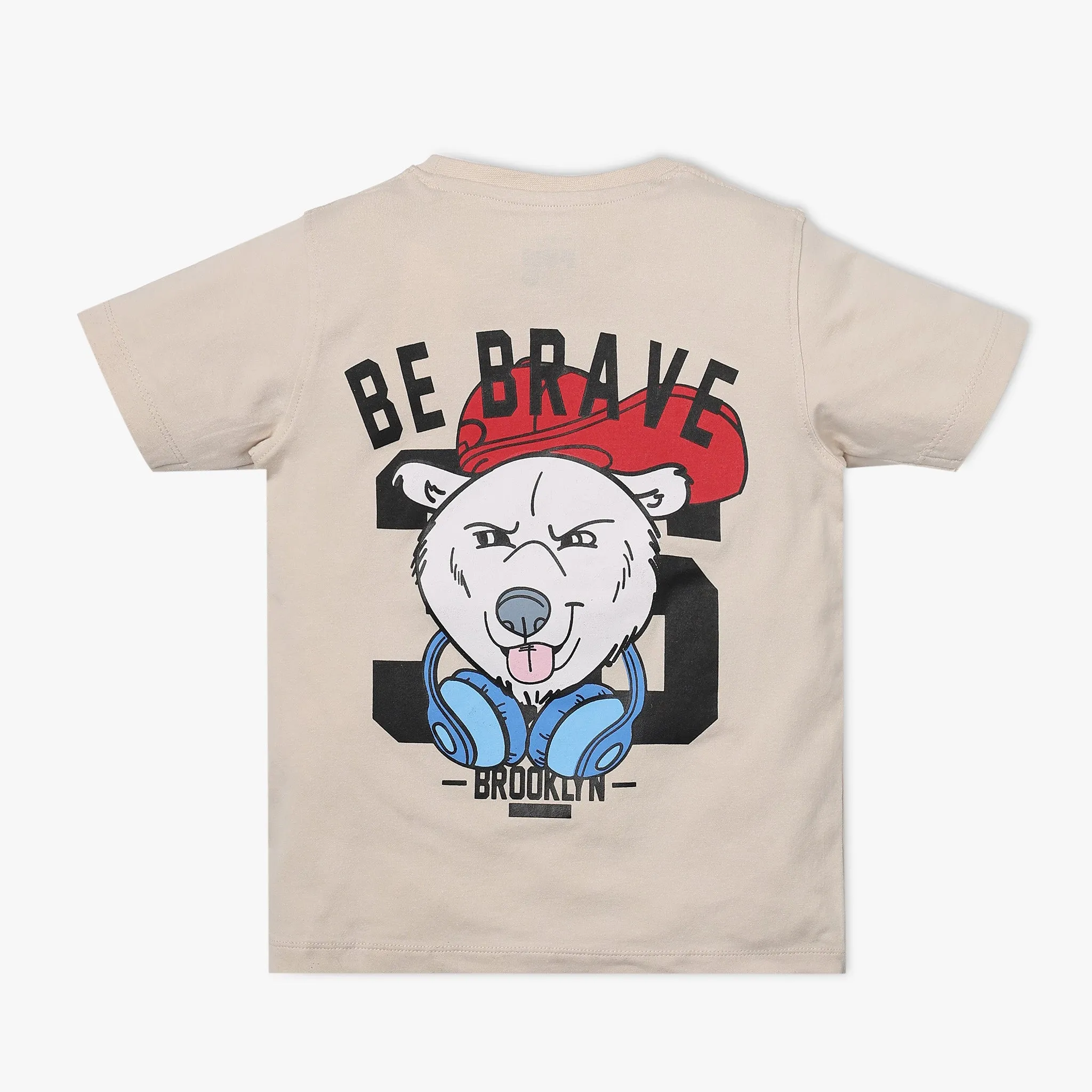 Boy's Regular Fit Printed T-Shirt