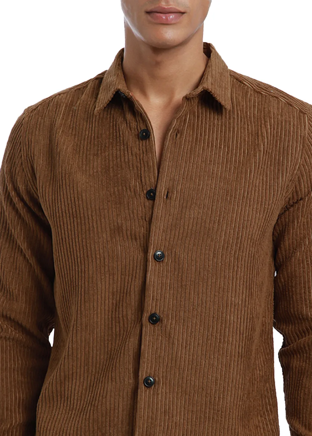 Bronze Corduroy Shirt