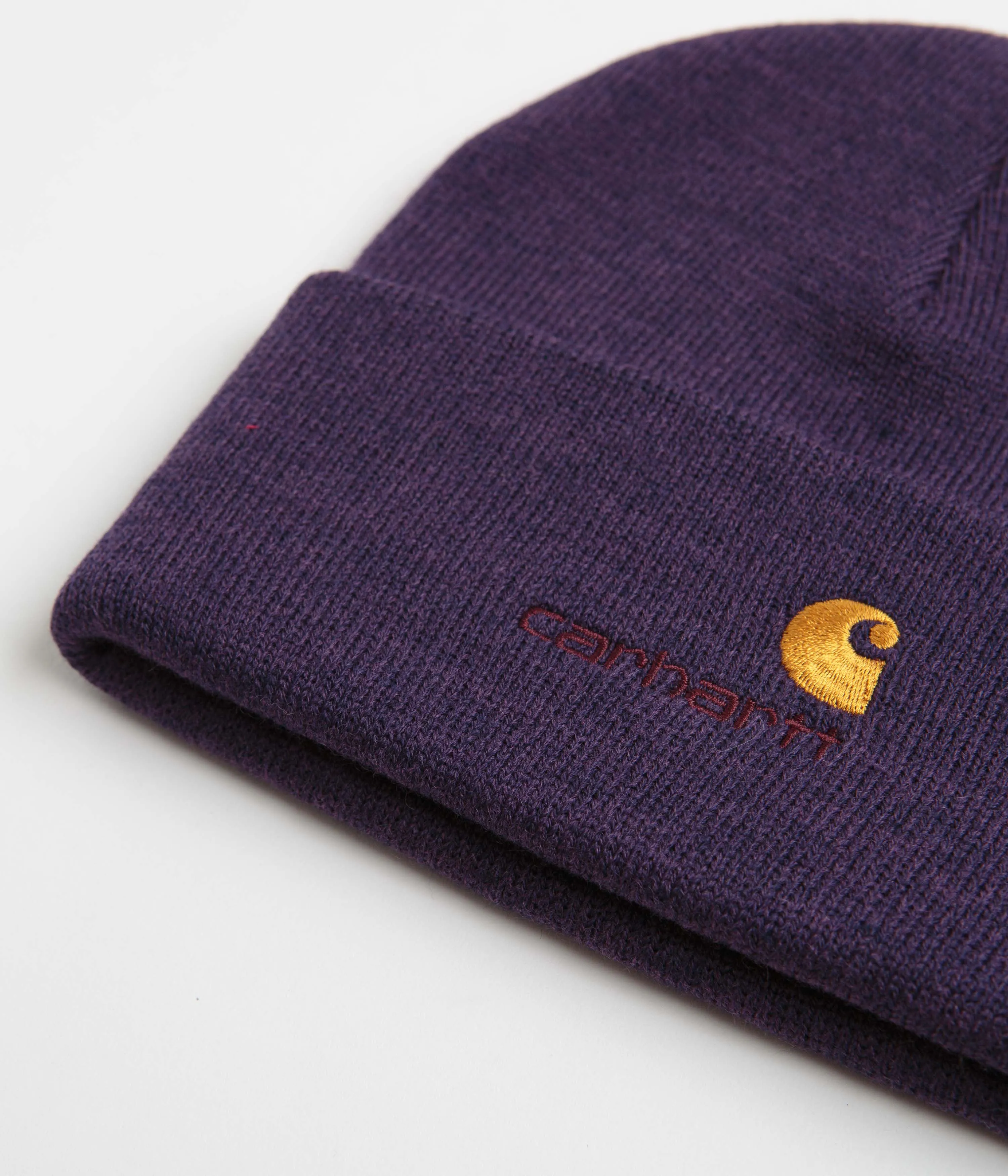 Carhartt American Script Beanie - Cassis