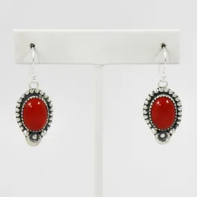 Coral Earrings