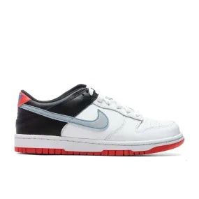 Dunk Low (GS) - White/Wolf Grey/Light Crimson