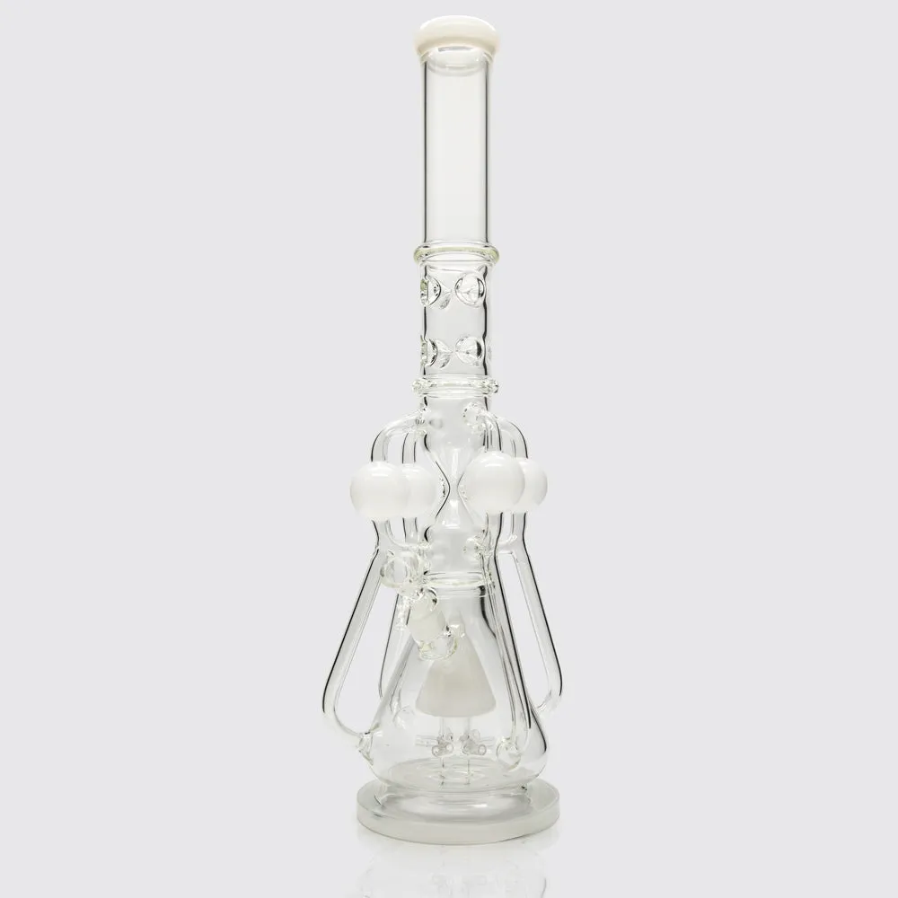 Four Conicle Glass Bong