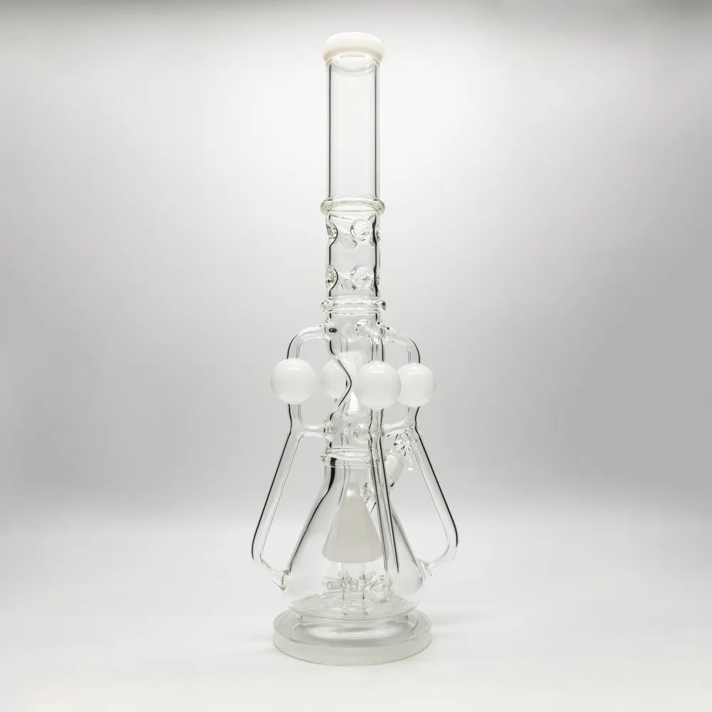 Four Conicle Glass Bong