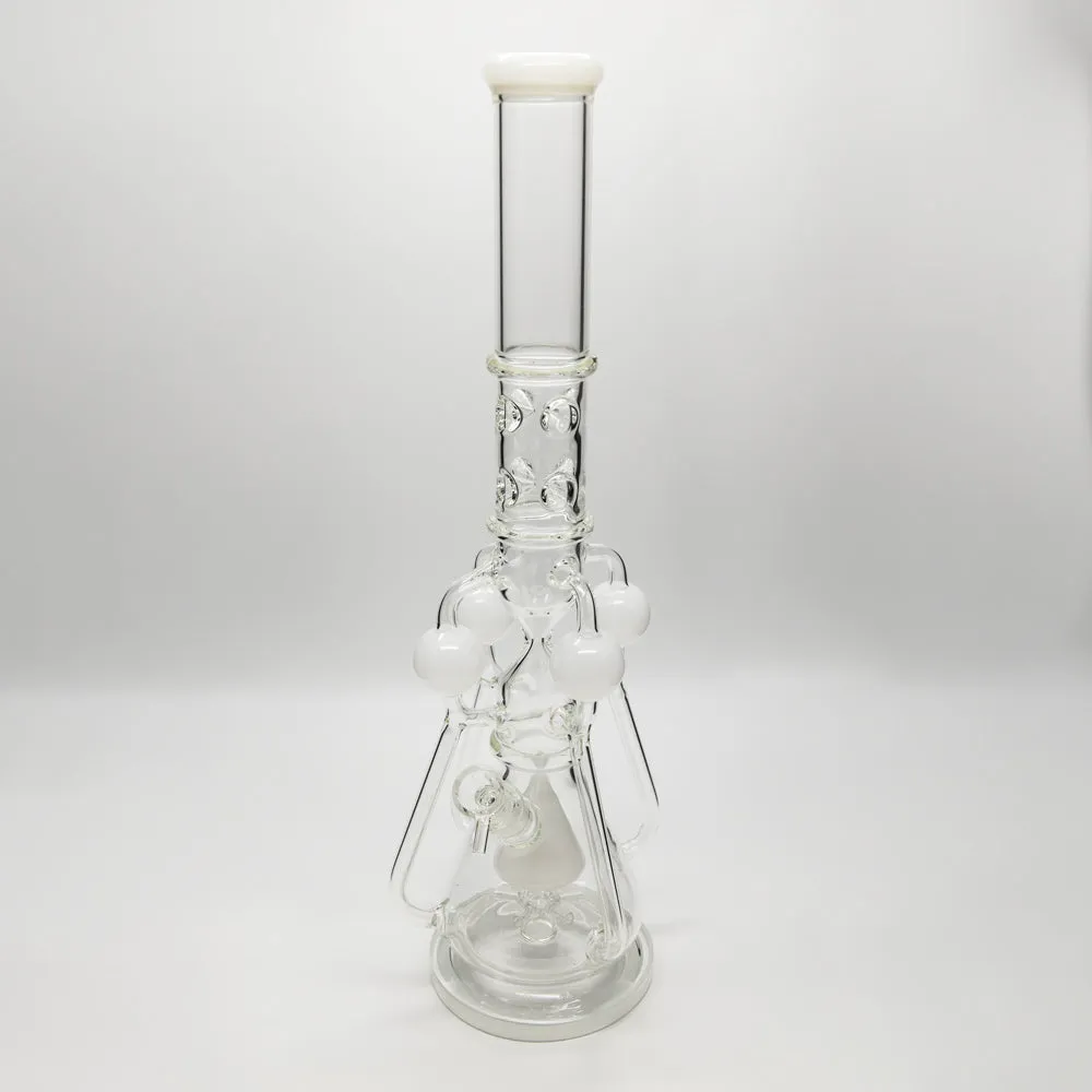 Four Conicle Glass Bong