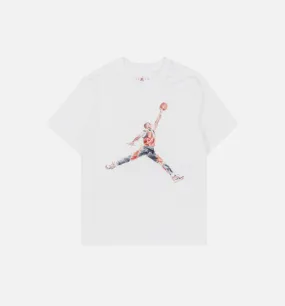 Jumpman Watercolor Mens Short Sleeve Shirt - White