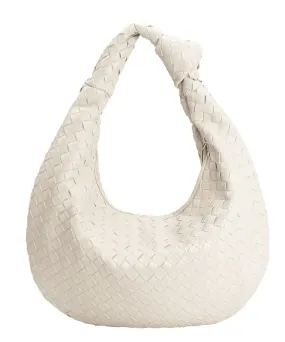 Katherine Extra Large Vegan Shoulder Bag - White