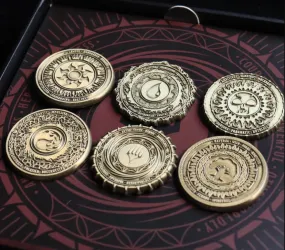 Magic the Gathering Set of 6 Limited Edition Mana Symbol Pin Badges