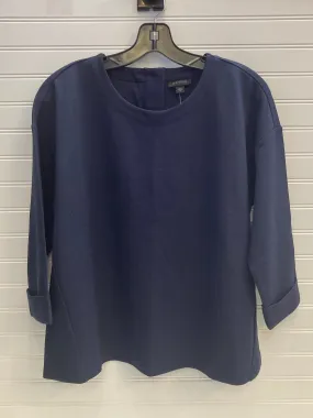 Navy Top 3/4 Sleeve J. Jill, Size Xs