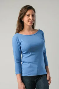 Necessitees t-shirt, reversible scoop 3/4-sleeve (4 colors)