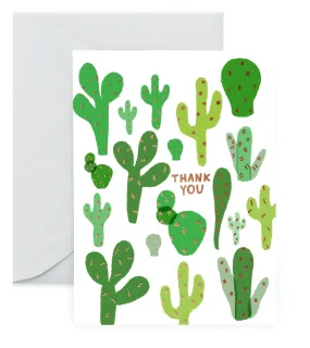 Notecard Thank You Cacti