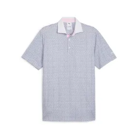 Puma Men's X AP MATTR Iced Tea Golf Polo