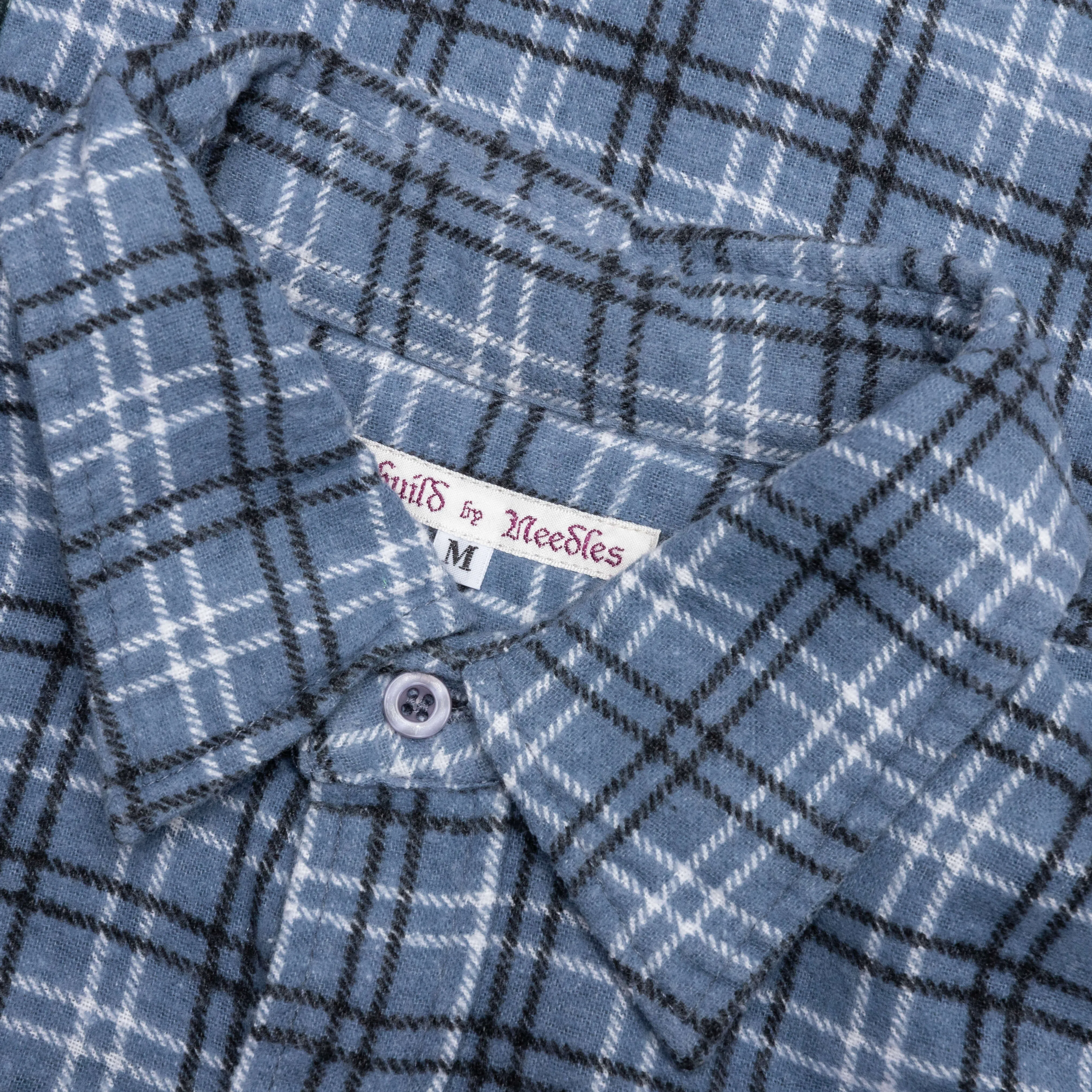 Rebuild by Flannel Shirt 7 Cuts Shirt - Blue Granite