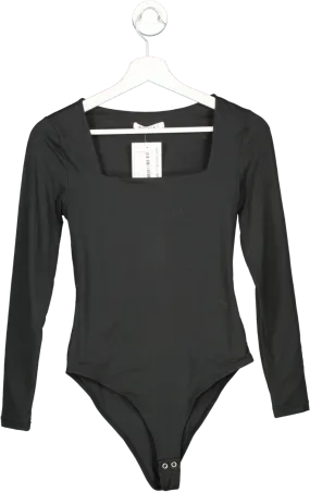 Reoria Black Light A Flame Long Sleeve Bodysuit UK S