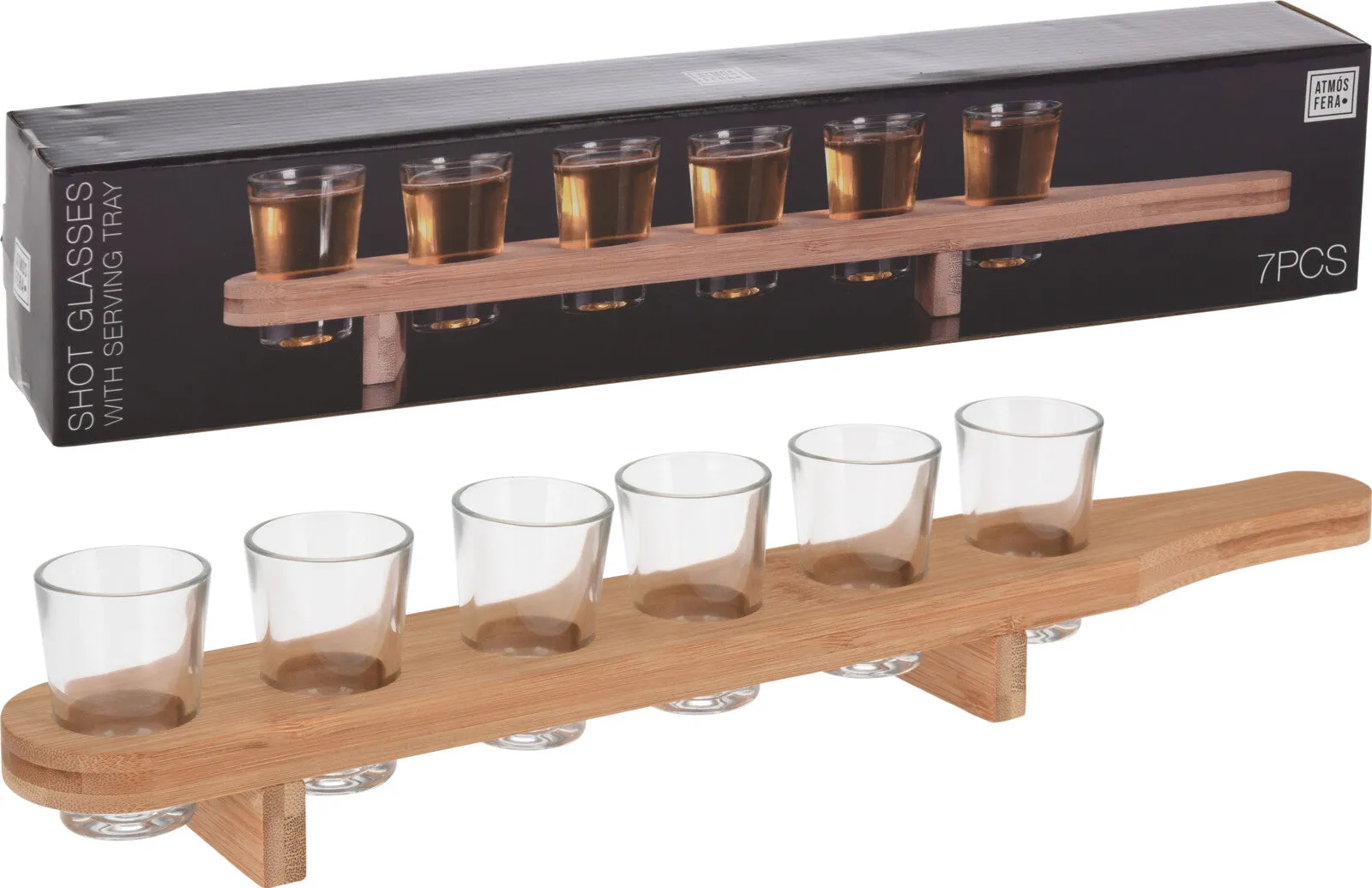 Shot Glass Set With Serving Tray