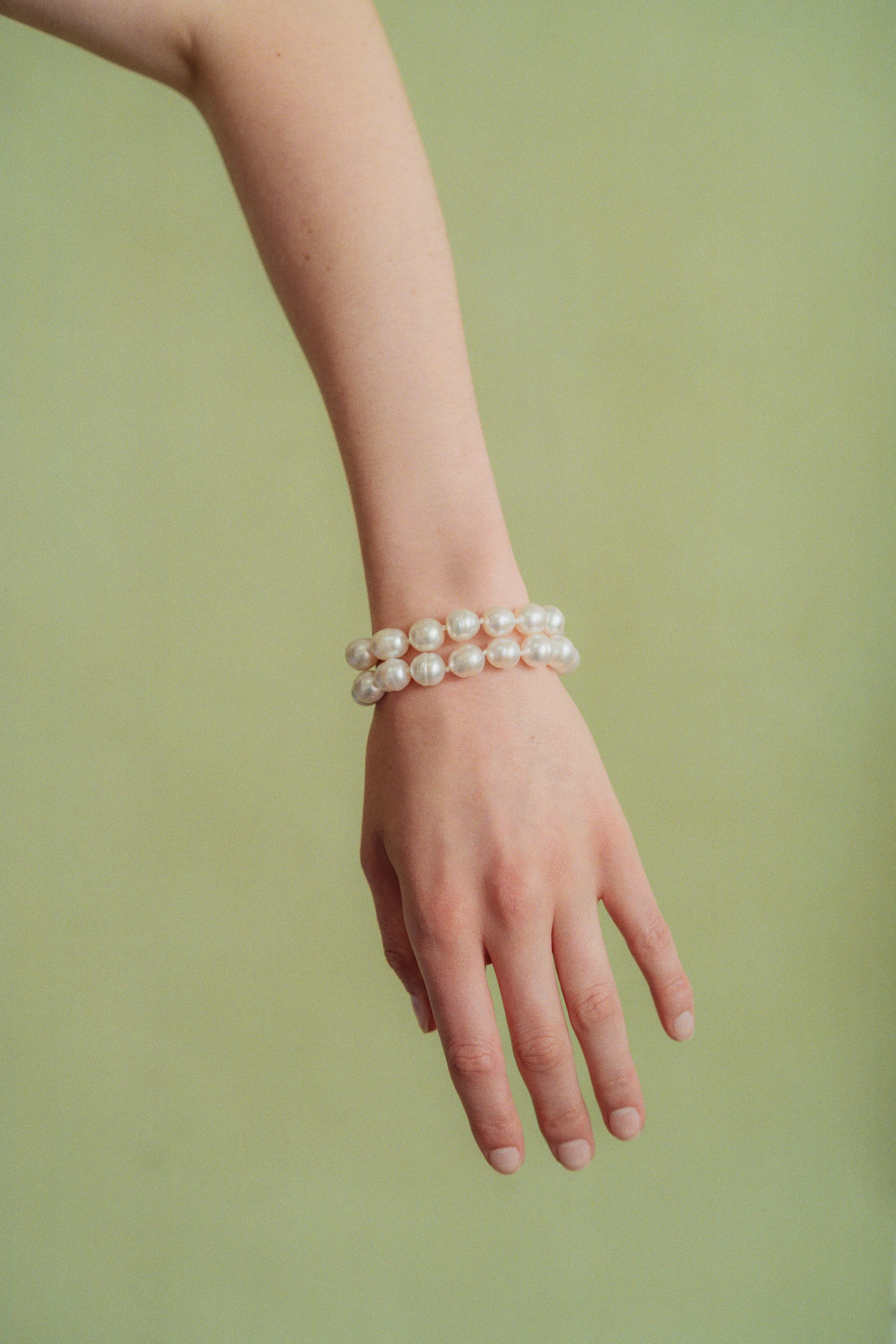 South Sea Pearl Tuba Terminal Bracelet