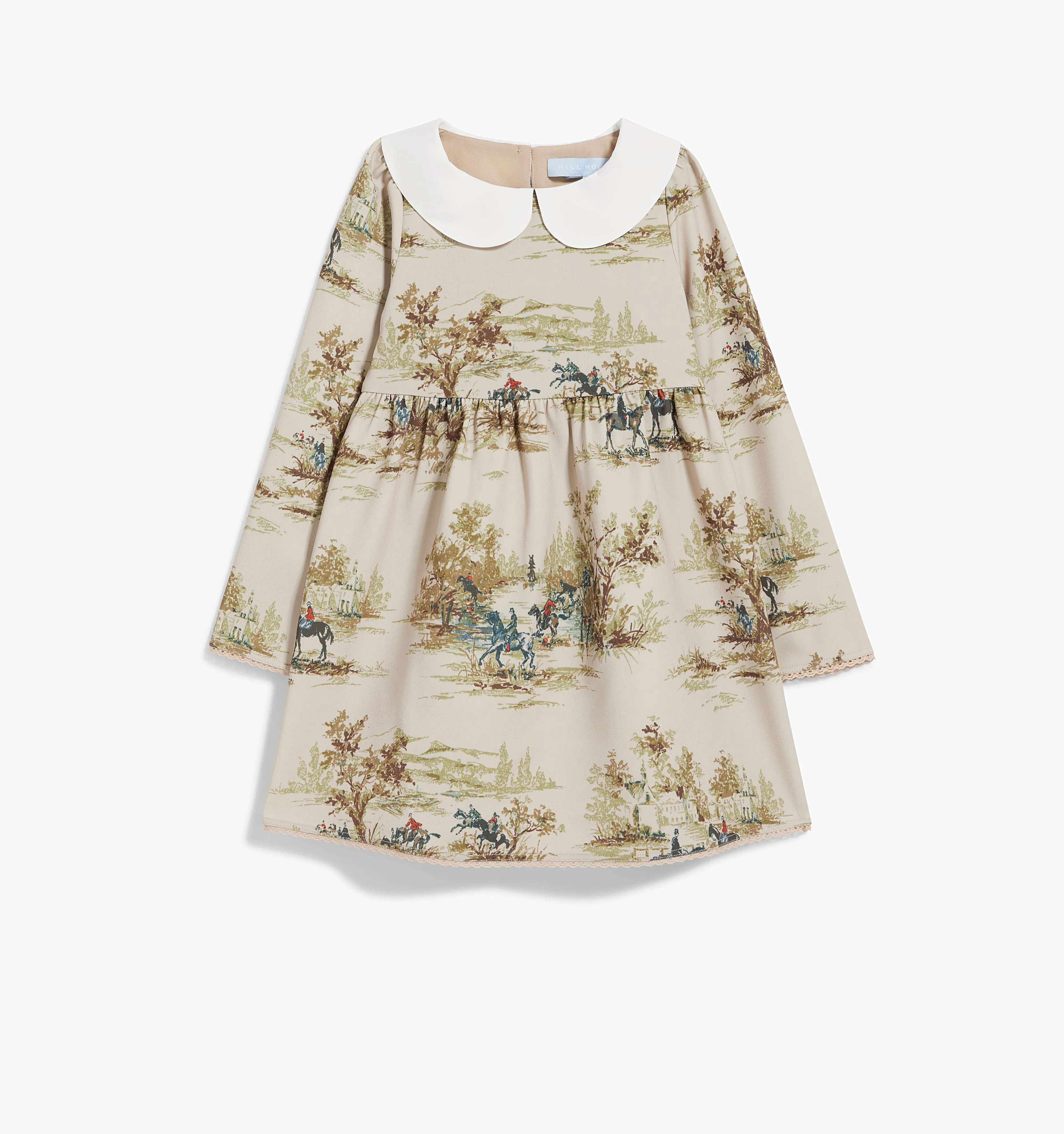 The Tiny Lottie Dress - Equestrian Toile