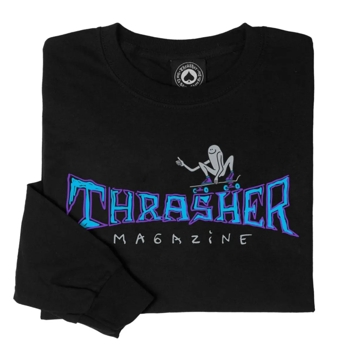 Thrasher Gonz Thumbs Up LS Tee Black