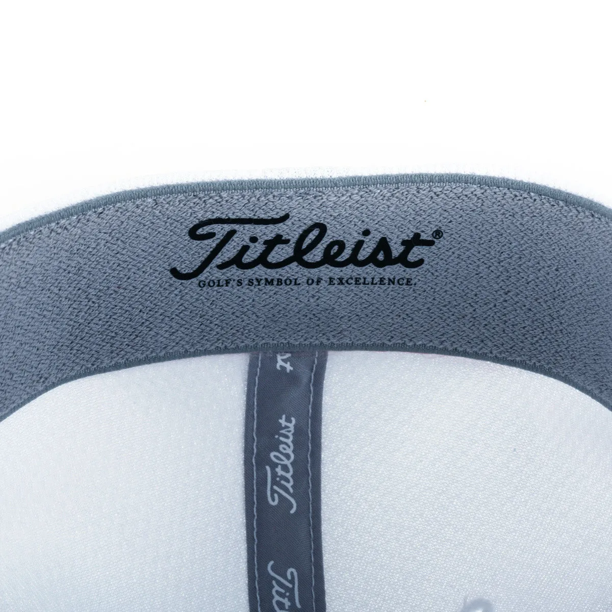 Titleist Golf Tour Elite Fitted Hat - White/Charcoal