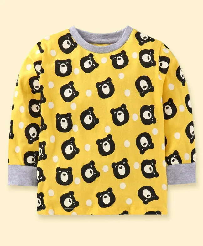 Ventra Girls Bear Yellow Nightwear