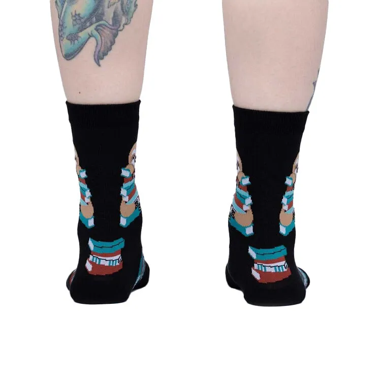 Women's Study Hall Sloth Crew Socks