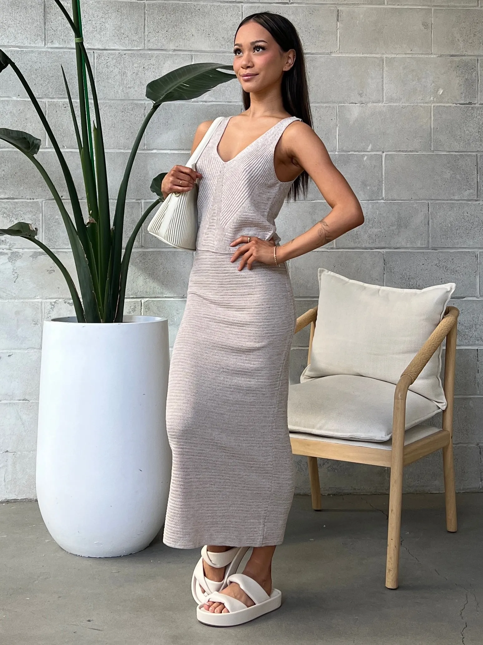 Z SUPPLY Mykonos Tank and Midi Skirt Set