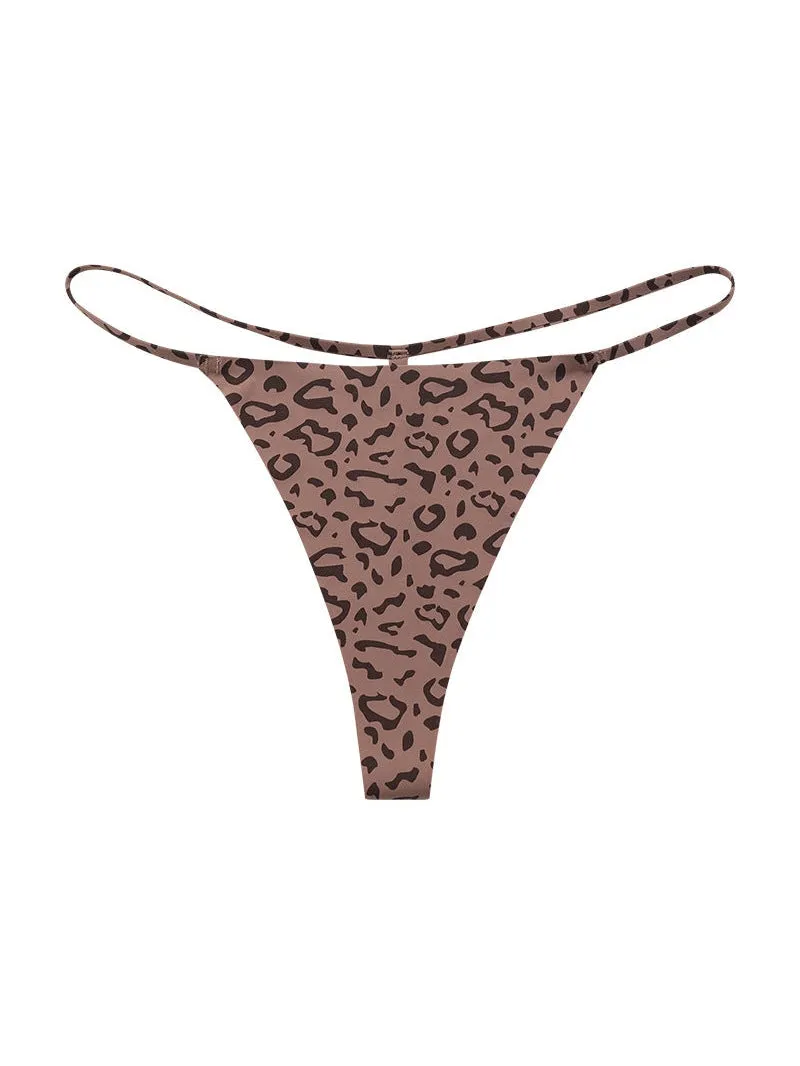 ZASUWA  Female T-back Leopard Print Panties