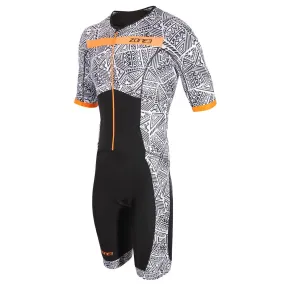 Zone3 Kona Speed Short Sleeve Full Zip Mens Trisuit