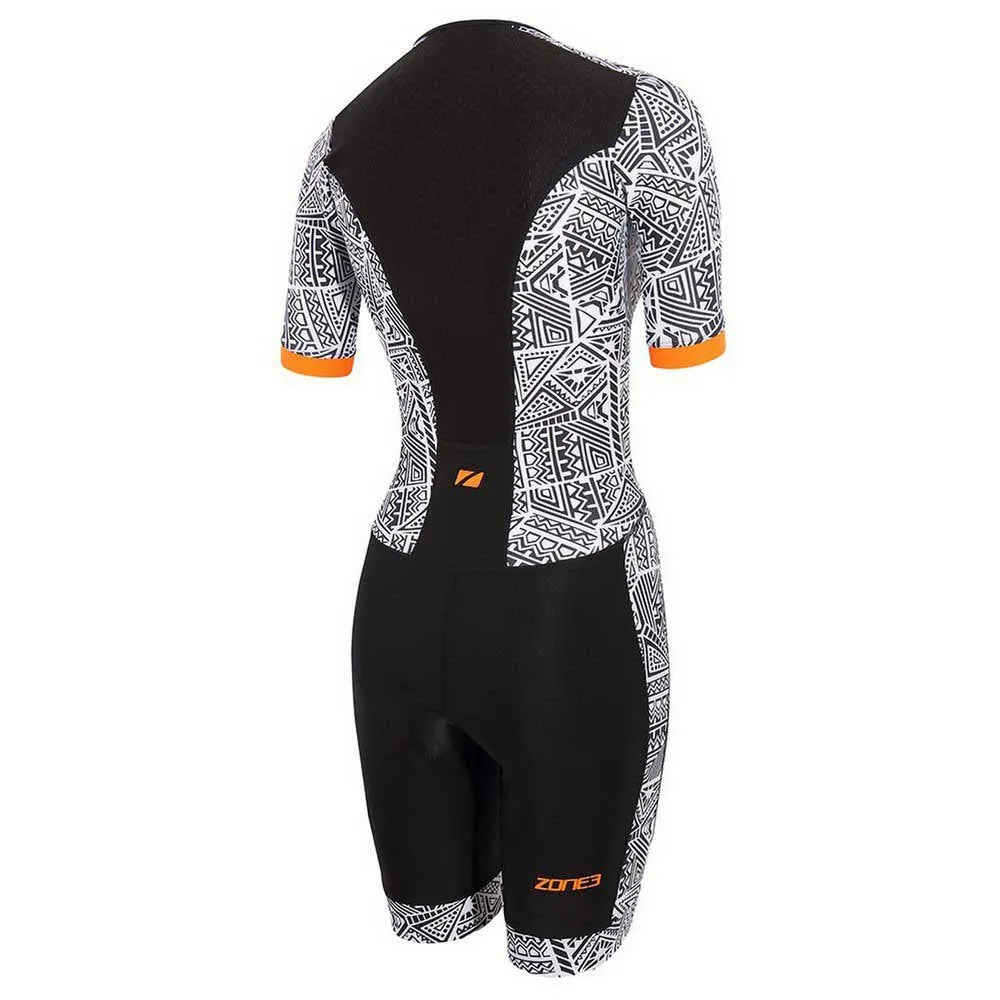 Zone3 Kona Speed Short Sleeve Full Zip Mens Trisuit